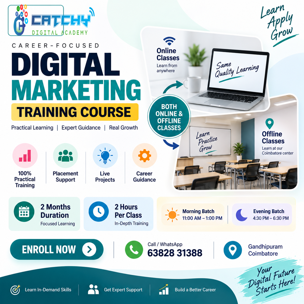  Digital Marketing Training Near Gandhipuram
