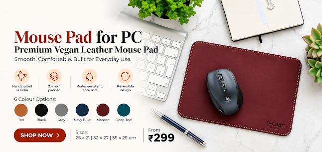  Premium Mouse Pad for PC : Elegant, Smooth & Durable Quality