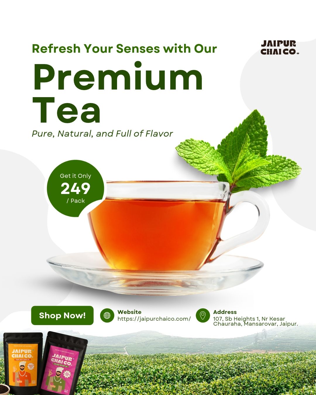 Premium Chai Gift Idea for Tea Enthusiasts By Jaipur Chai Co
