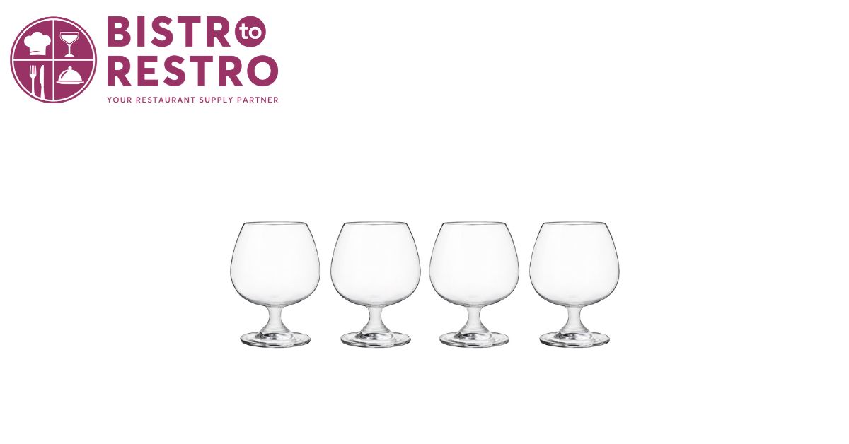  True Set of 4 Snifter Glasses for Brandy and Spirits