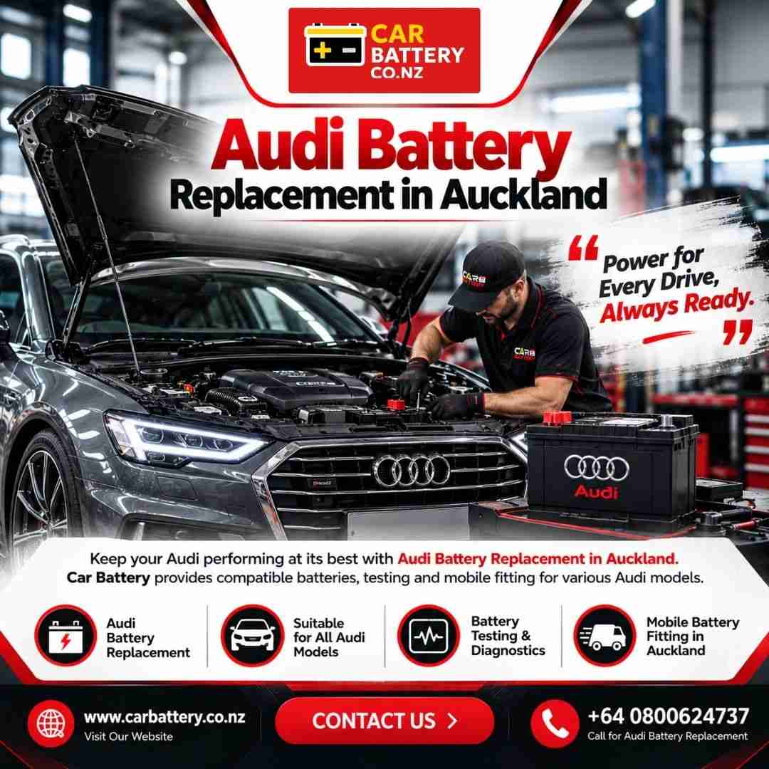  Audi Battery Replacement in Auckland | Car Battery
