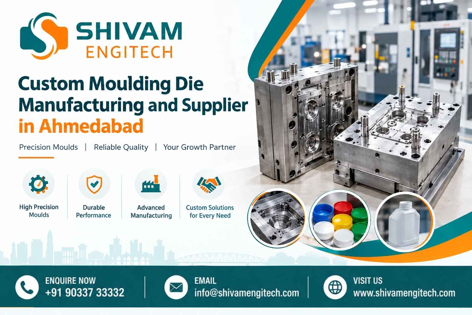  Custom Moulding Die Manufacturing and Supplier in Ahmedabad - Shivam Engitech