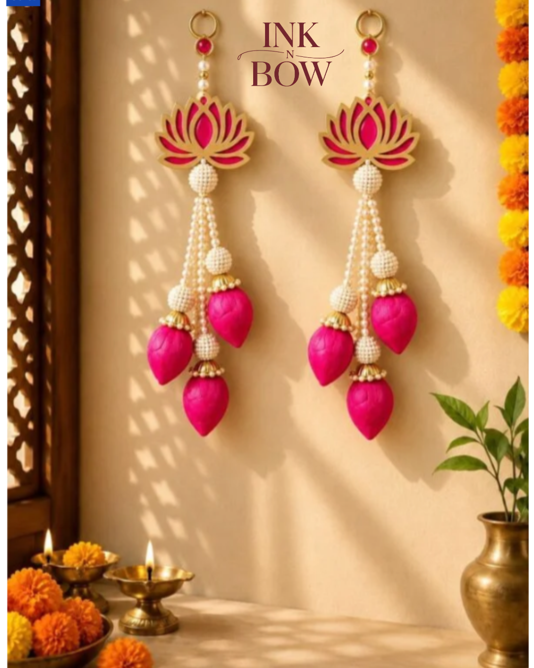  Buy Handmade Festive Hanging Toran Online - Ink N Bow