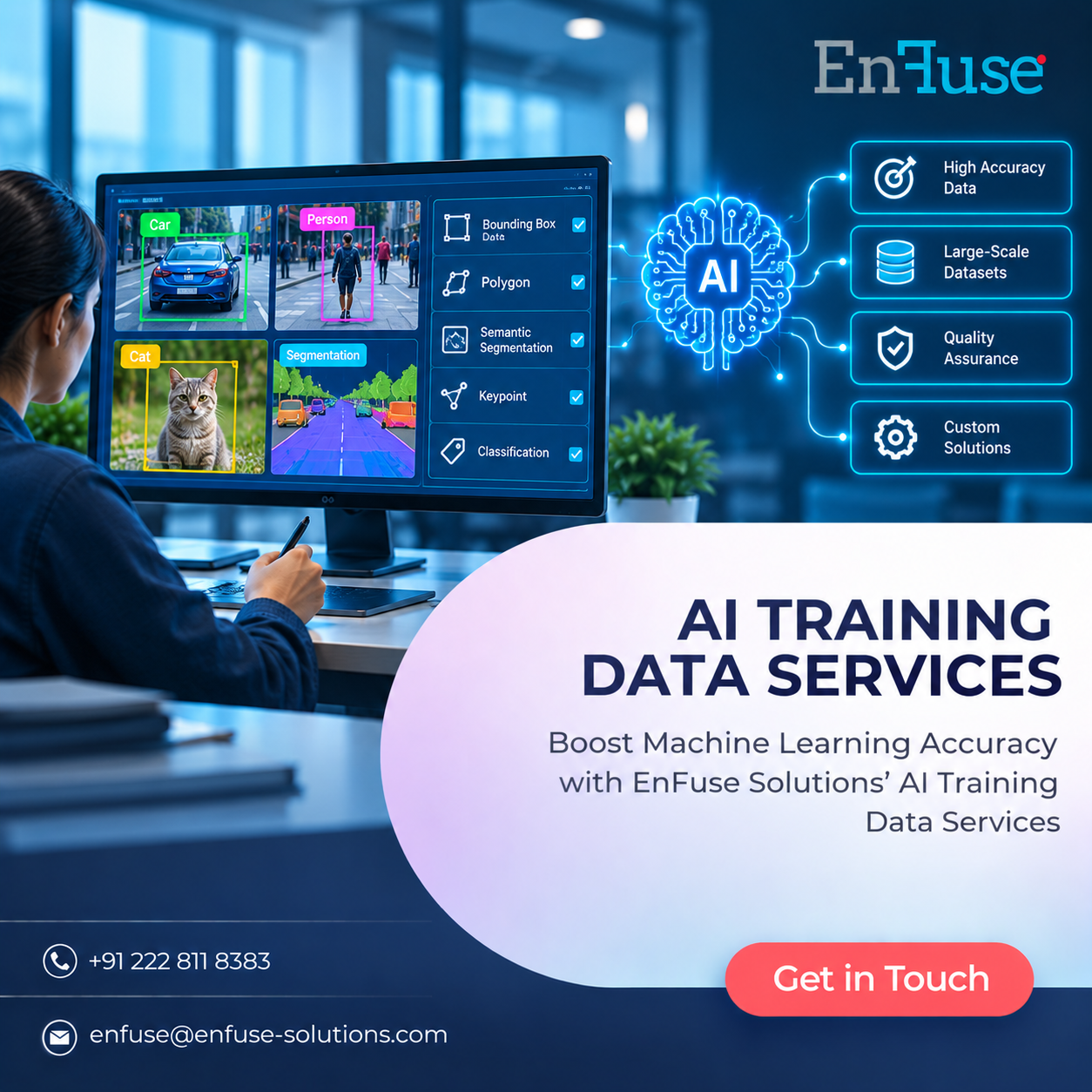  Boost Machine Learning Accuracy with EnFuse Solutions' AI Training Data Services