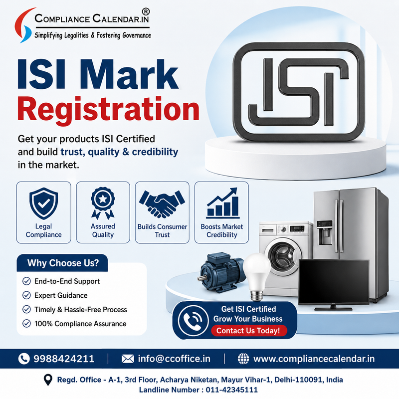  ISI Certification Consultant in Delhi – Apply with Expert Guidance