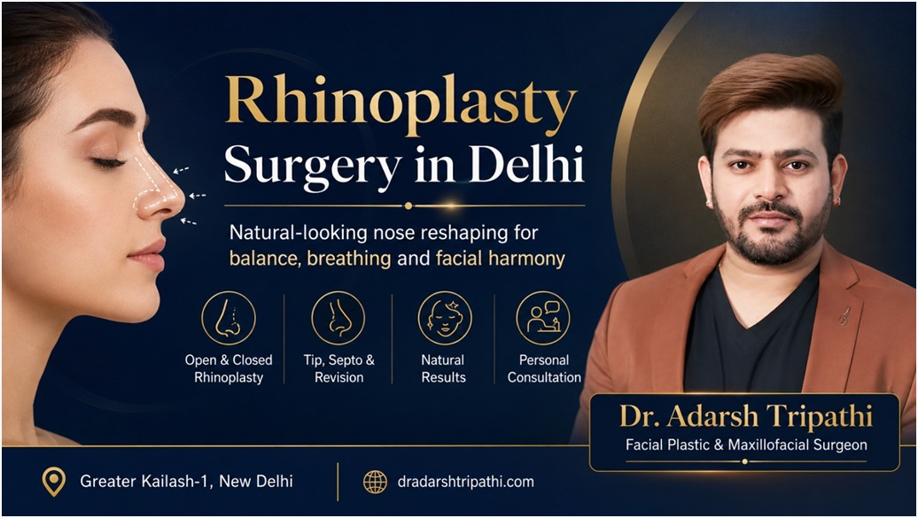  Best Non-Surgical Rhinoplasty Doctor in Delhi | Perfect Nose Shape Without Surgery | Dr. Adarsh Tripathi