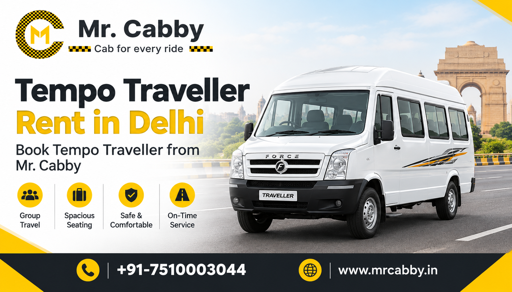  Hire a Tempo Traveller in Delhi for Local and Outstation Trips