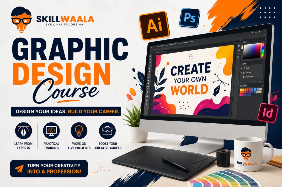  Free Graphic Design Course Online with Certificate | SkillWaala