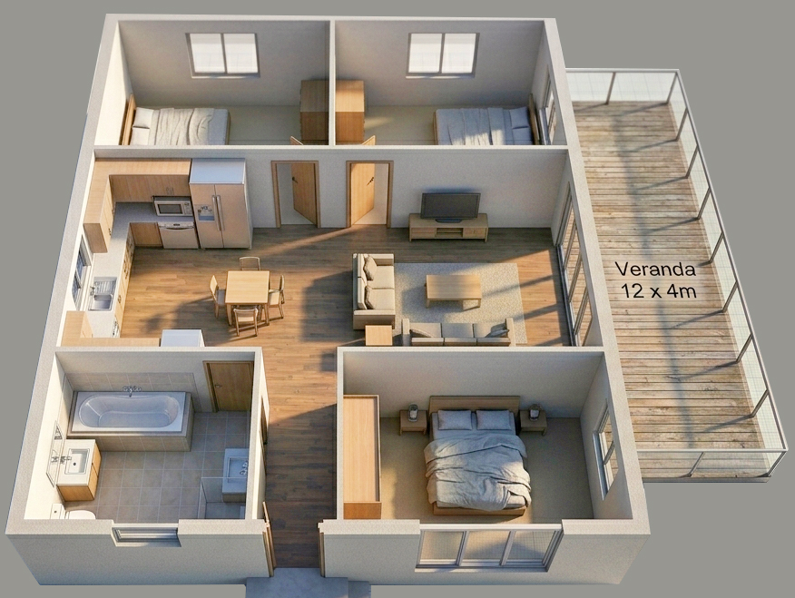  3D Floor Plan Rendering Services
