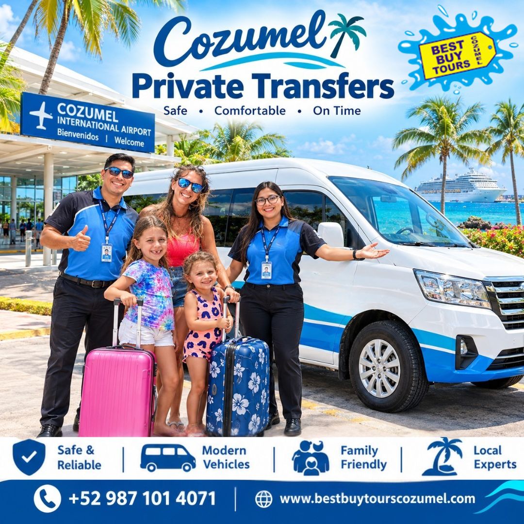  Private Transportation from Cozumel Airport to Hotel
