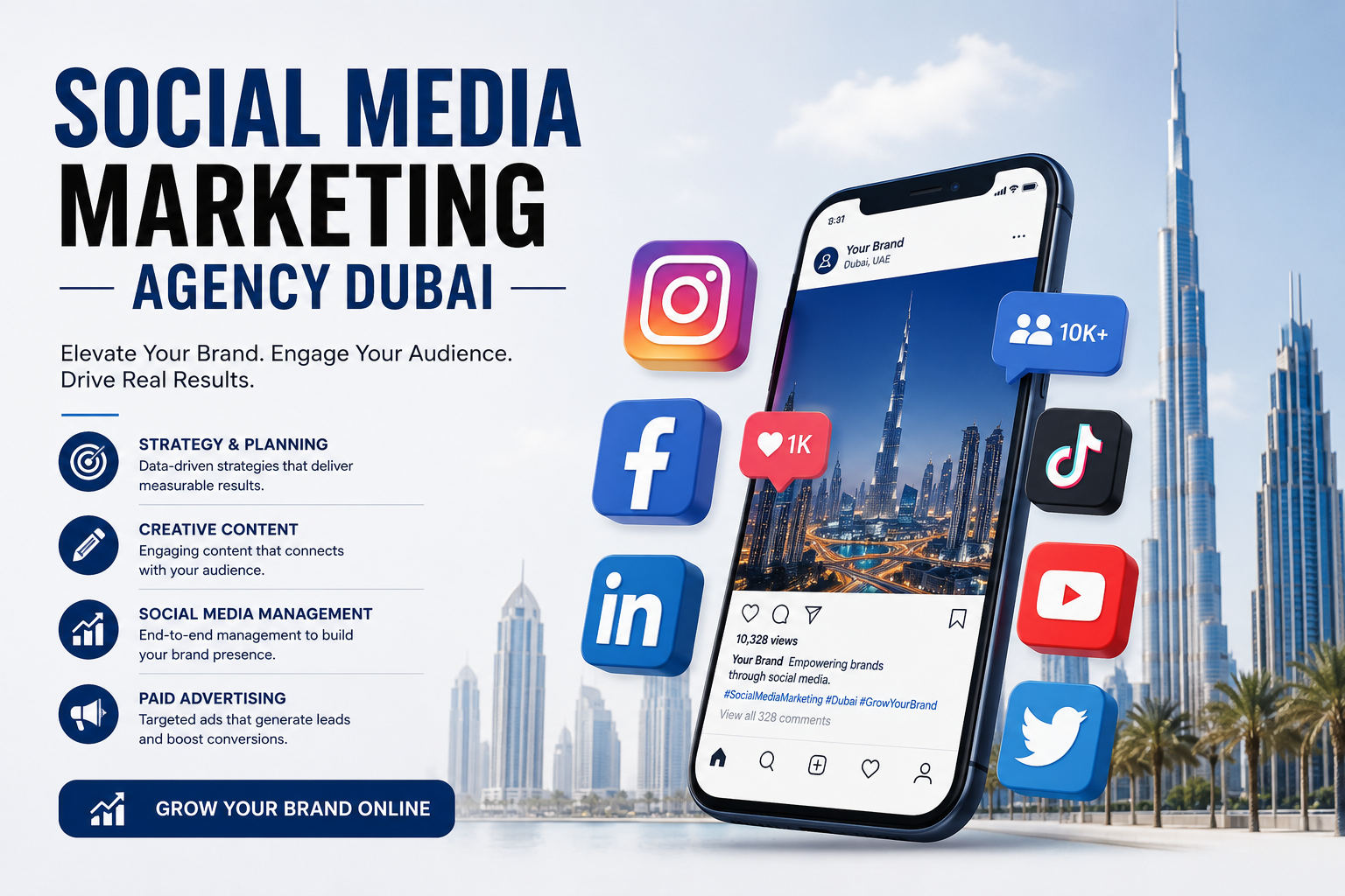  Digital Marketing Agency in Dubai — Free SEO Audit Available