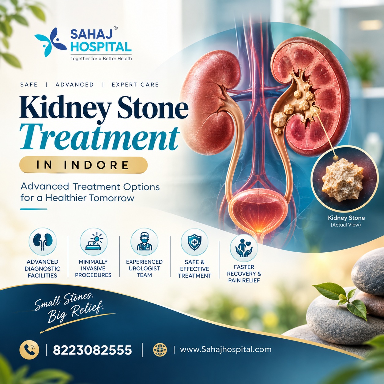  Kidney Stone Treatment in Indore - Sahaj Hospital