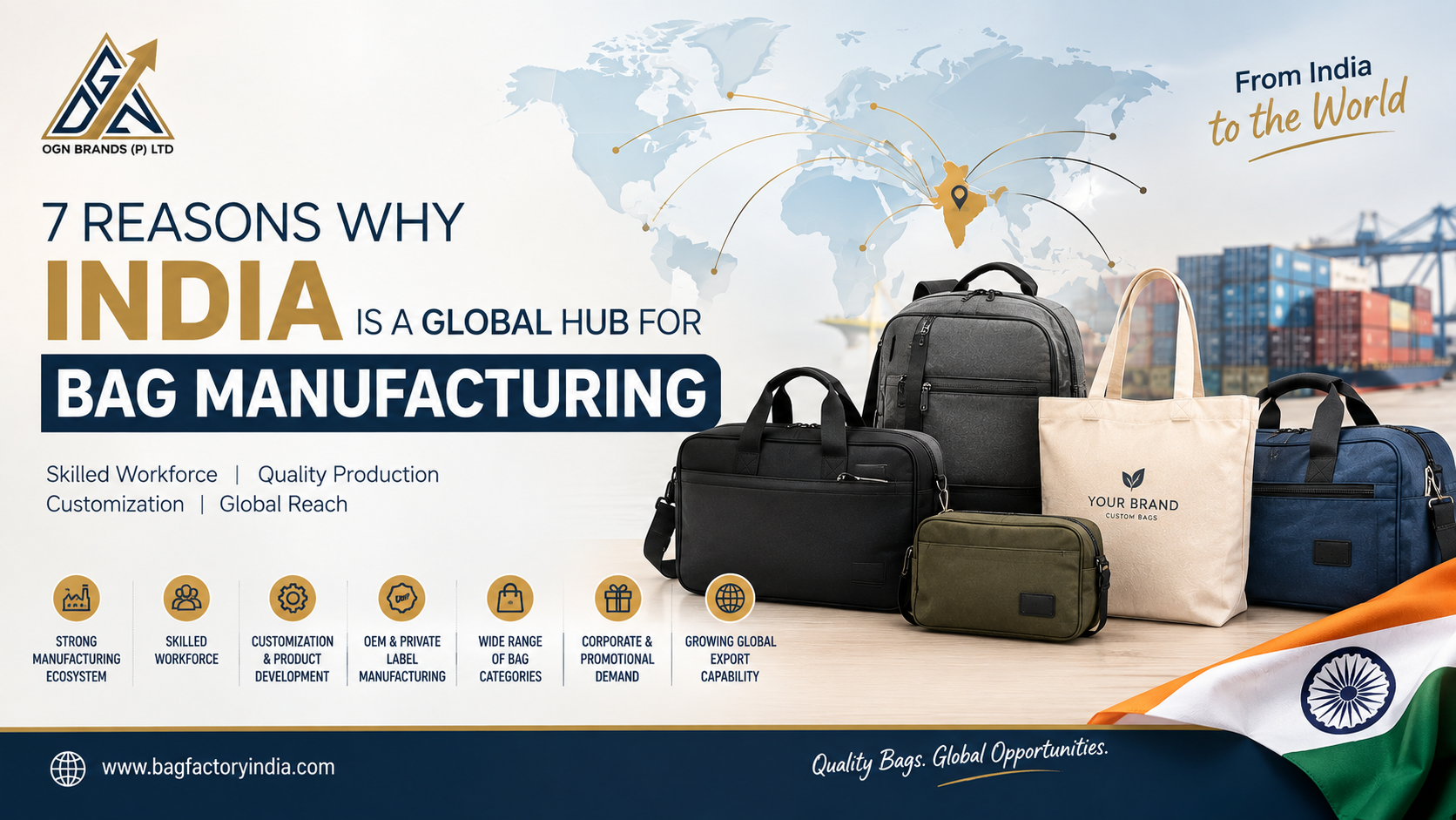  Bag Manufacturer in India | Custom OEM & Corporate Bags