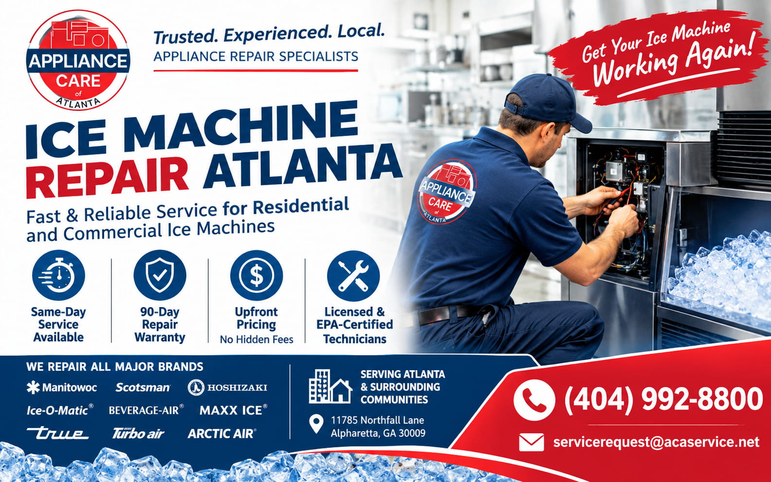  Affordable Ice Machine Repair in Atlanta – Appliance Care of Atlanta