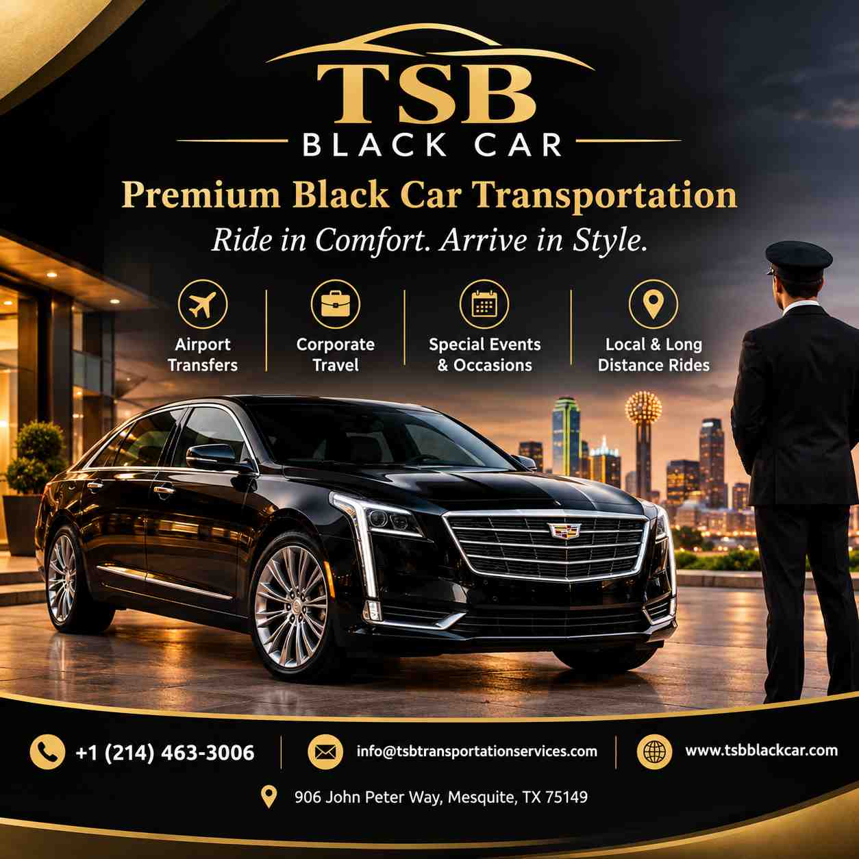  Wedding & Event Limo Service in Dallas, Mesquite, Garland & Plano, TX