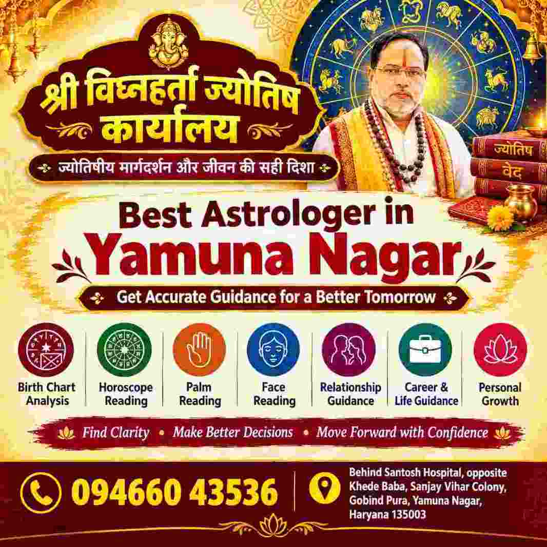  Best Astrologer in Yamuna Nagar for Astrology Guidance and Kundli Consultation
