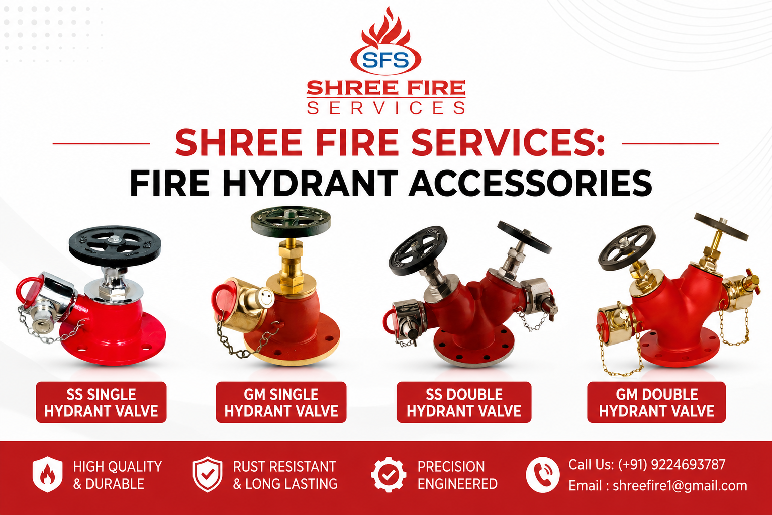  Hydrant Accessories Manufacturers | Shree Fire Services