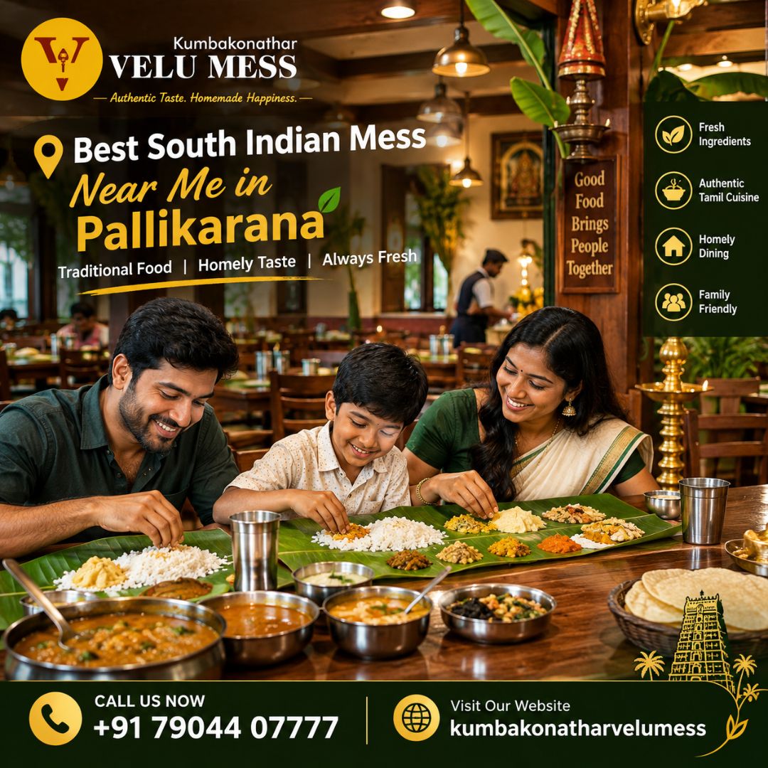  Chennai south indian mess near in pallikaranai