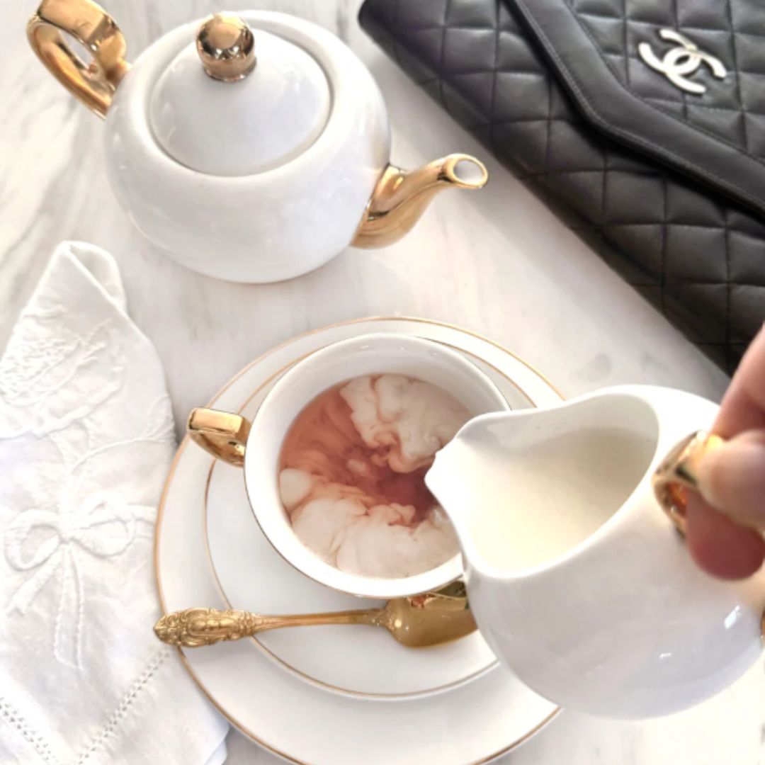  Sugar Bowl & Creamer Ivory India for Elegant Dining & Gifting