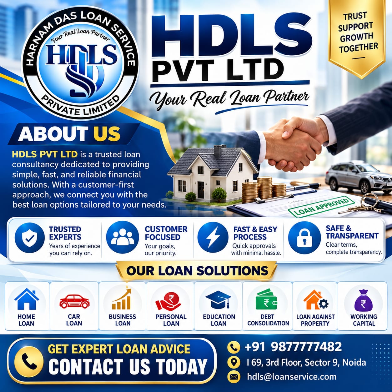  Need Funds to Grow Your Business? Explore Business Loan in Delhi NCR| HDLS