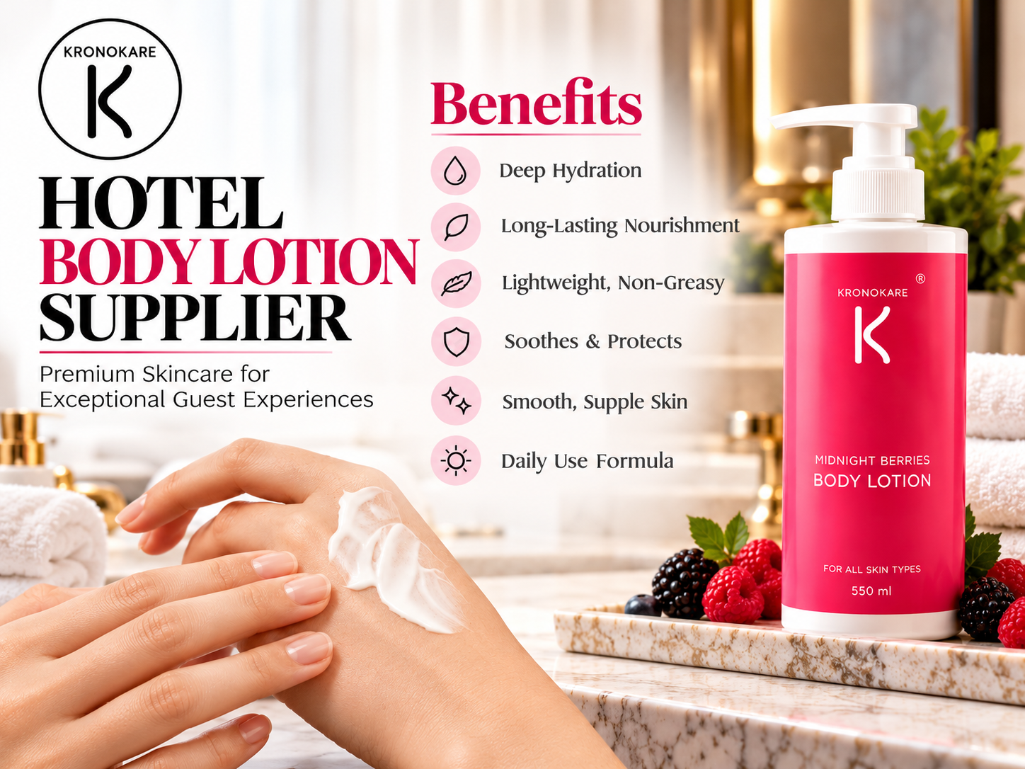  Looking for a Hotel Body Lotion Supplier for Soft, Nourished Skin?