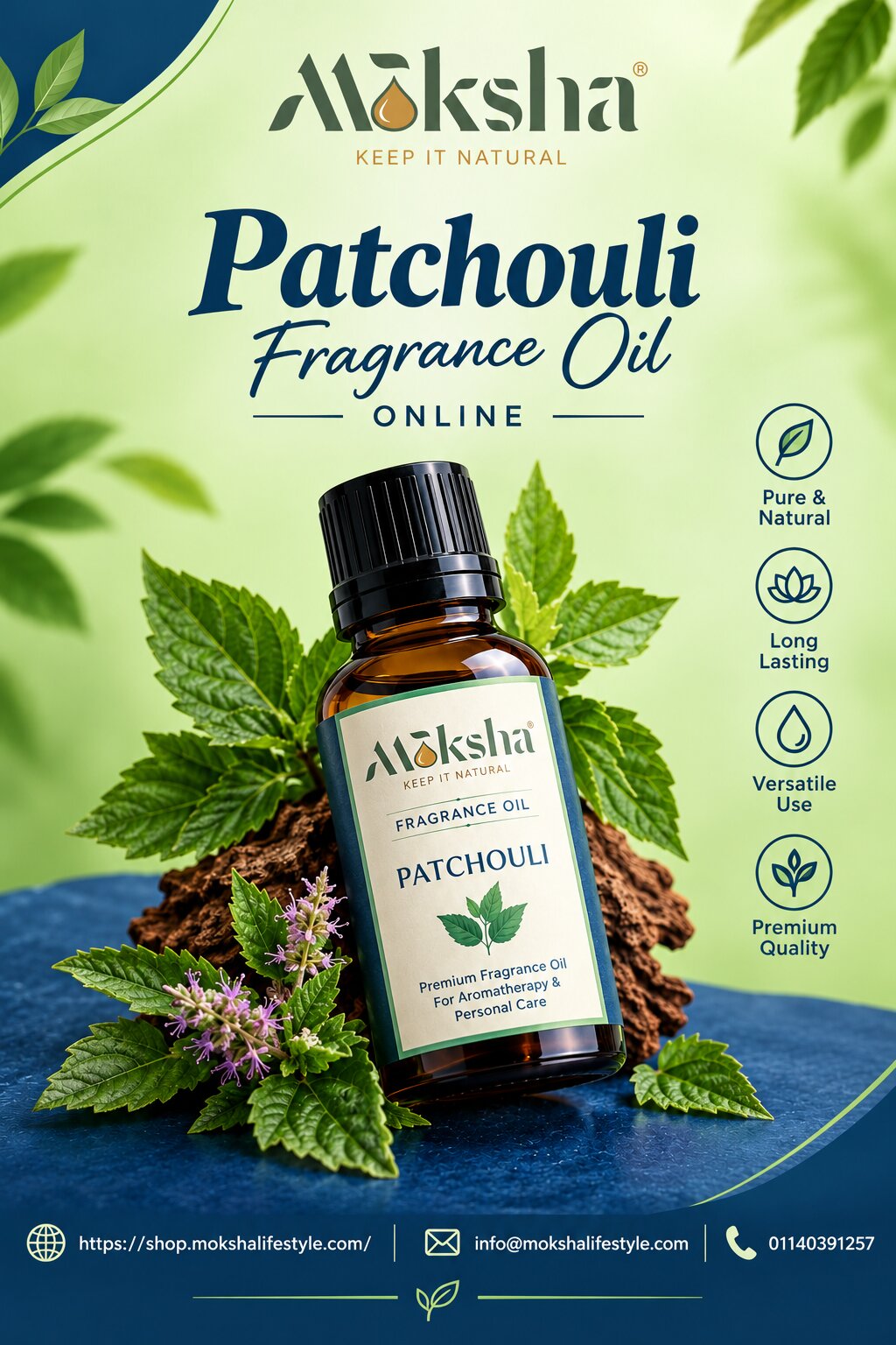  Get Patchouli Fragrance Oil Online at Best Price | Moksha Lifestyle
