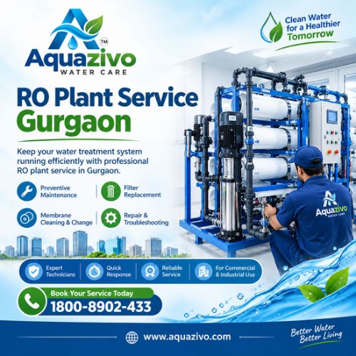  Industrial RO Plant Service in Gurgaon | Aquazivo