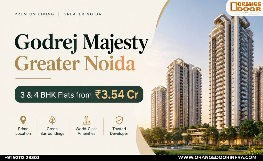  Godrej Majesty Greater Noida | 3 & 4 BHK Flats from ₹3.54 Cr*