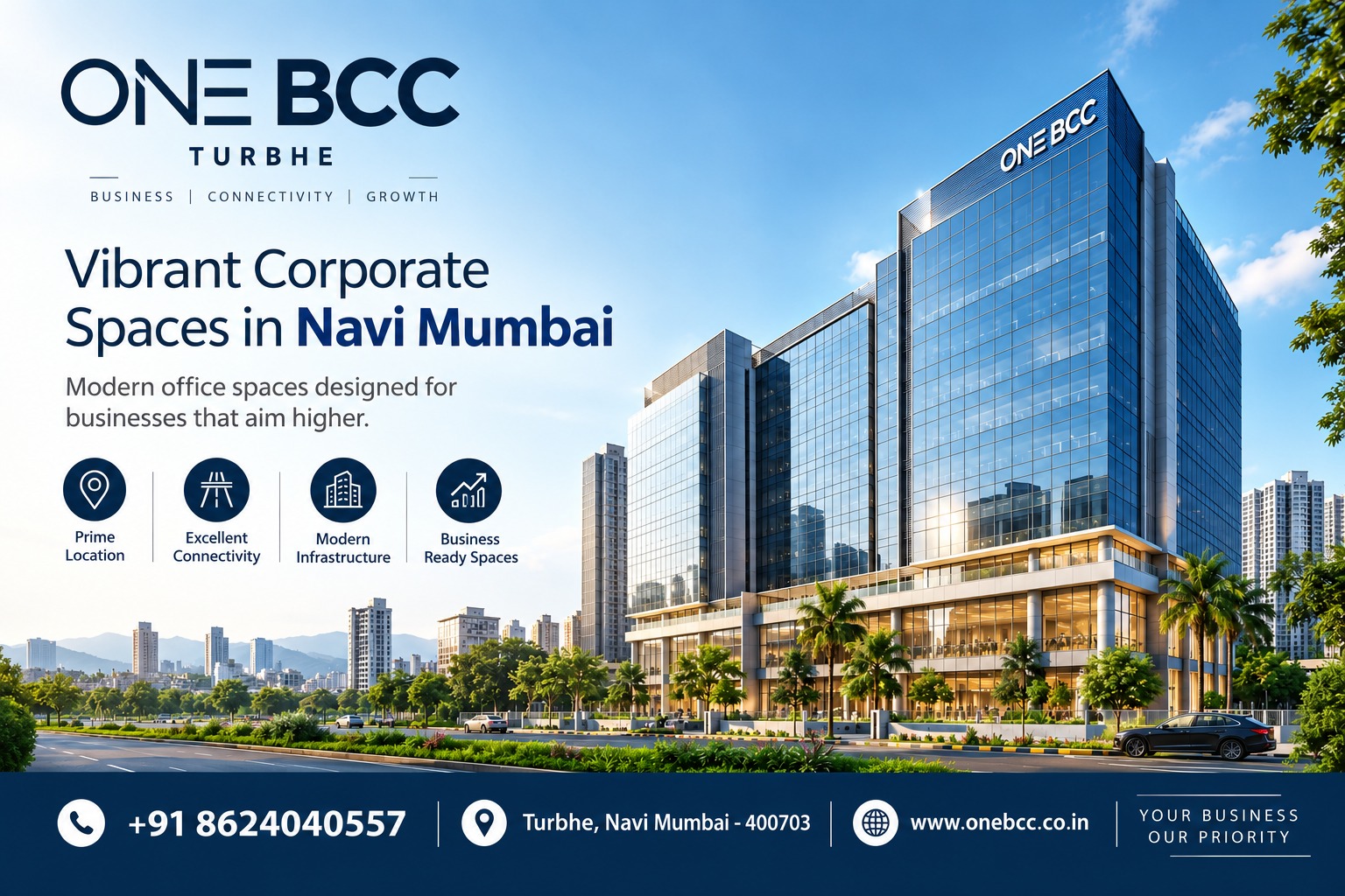  One BCC Turbhe - Vibrant Corporate Spaces Navi Mumbai