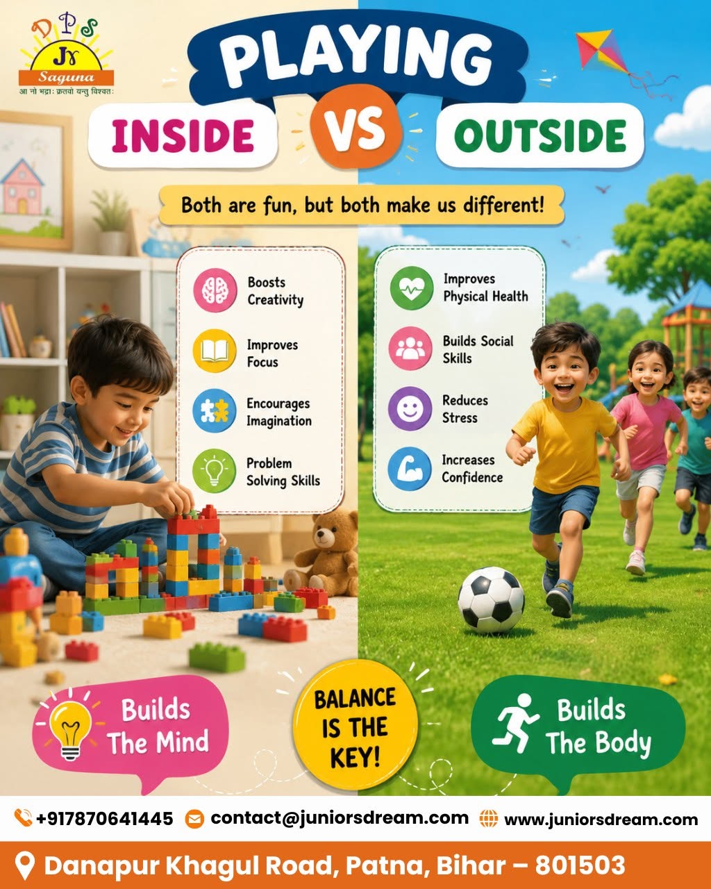  Best Kindergarten School in Patna | Kids School | DPS Juniors