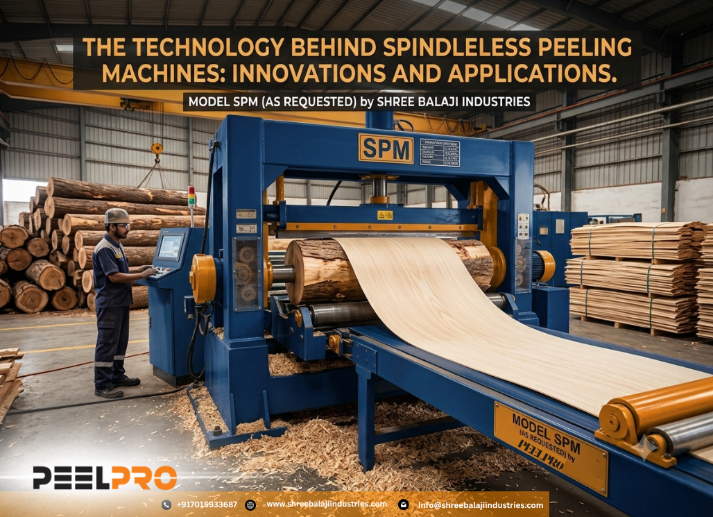  Spindleless Log Peeling Machine – Heavy-Duty Veneer Peeling Solution