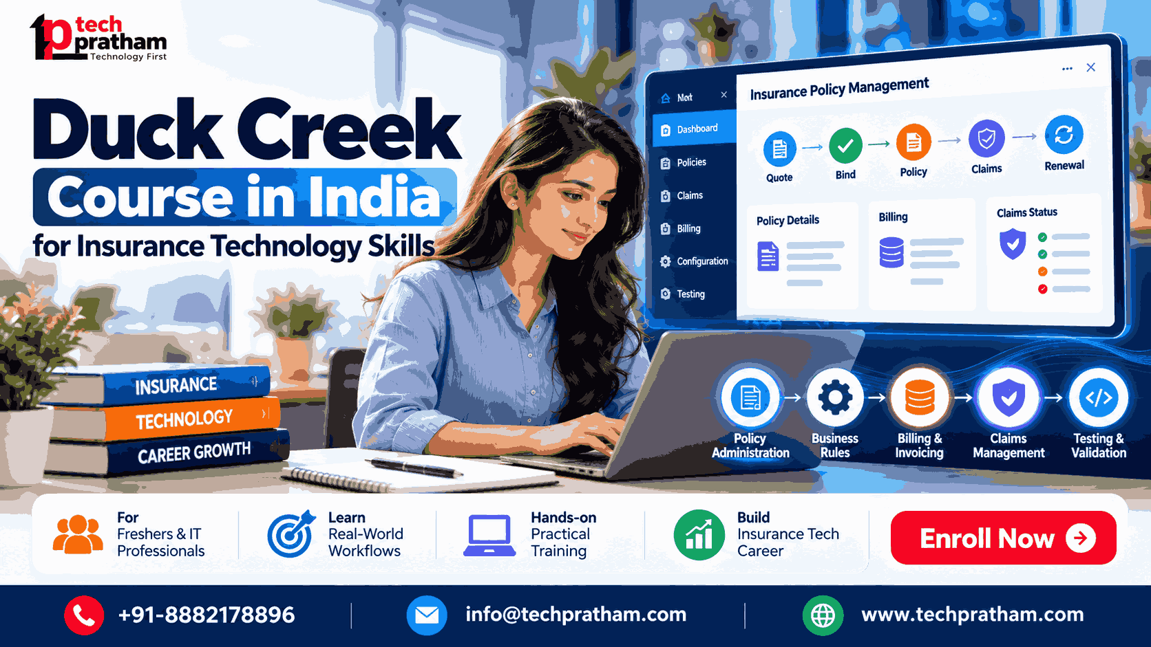  Duck Creek Course in India for Insurance Technology Skills