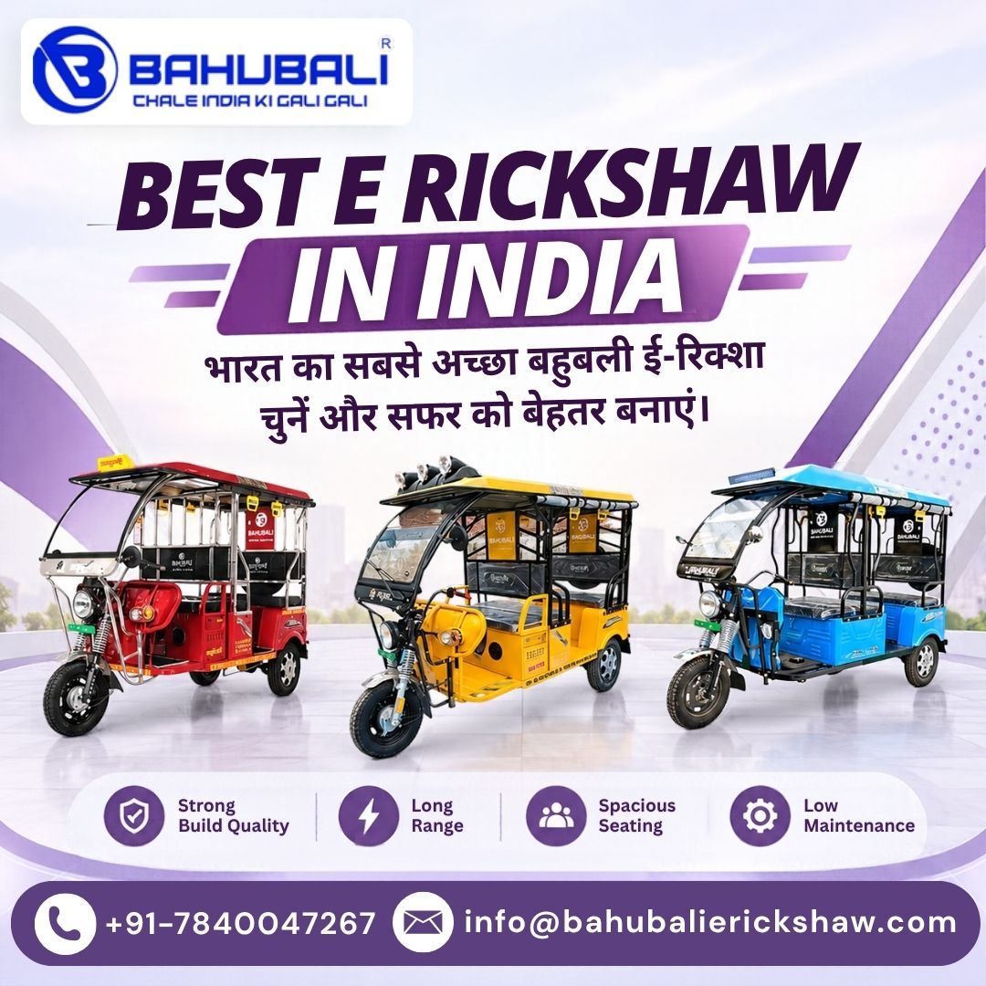  Best E Rickshaw in India