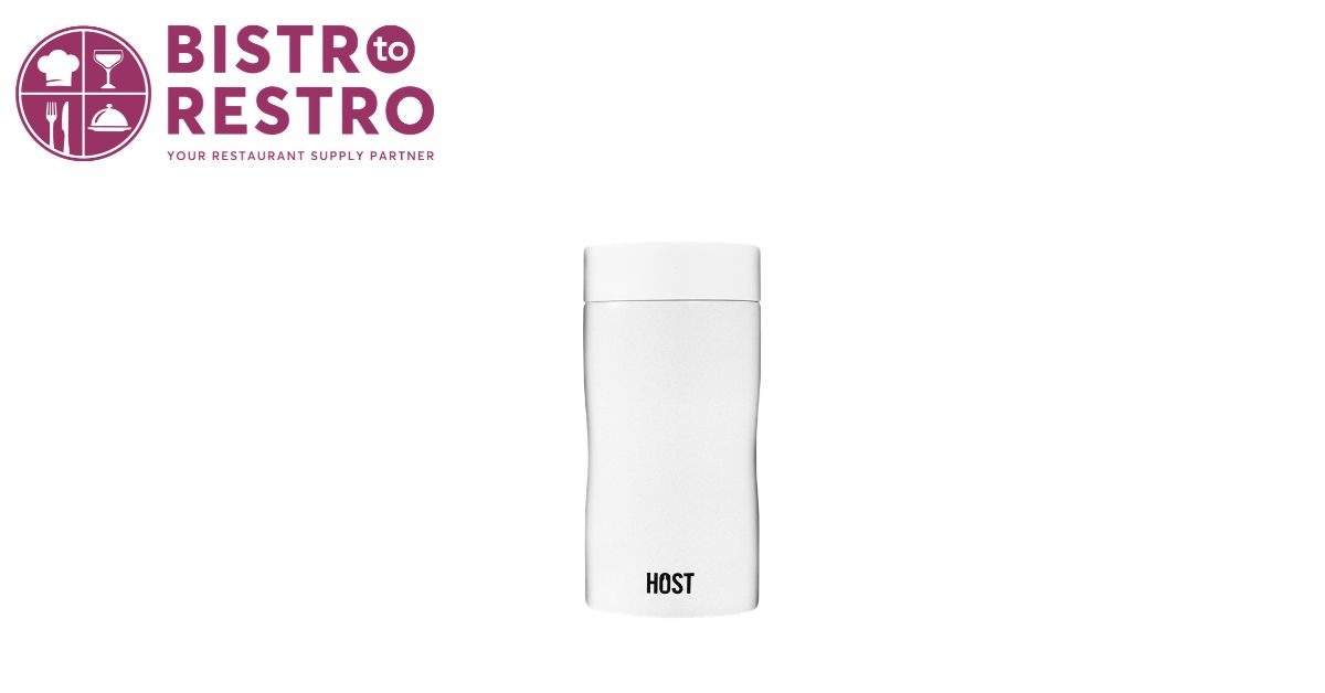  HOST Stay-Chill Pearl White Slim Can Cooler for 12 oz Cans