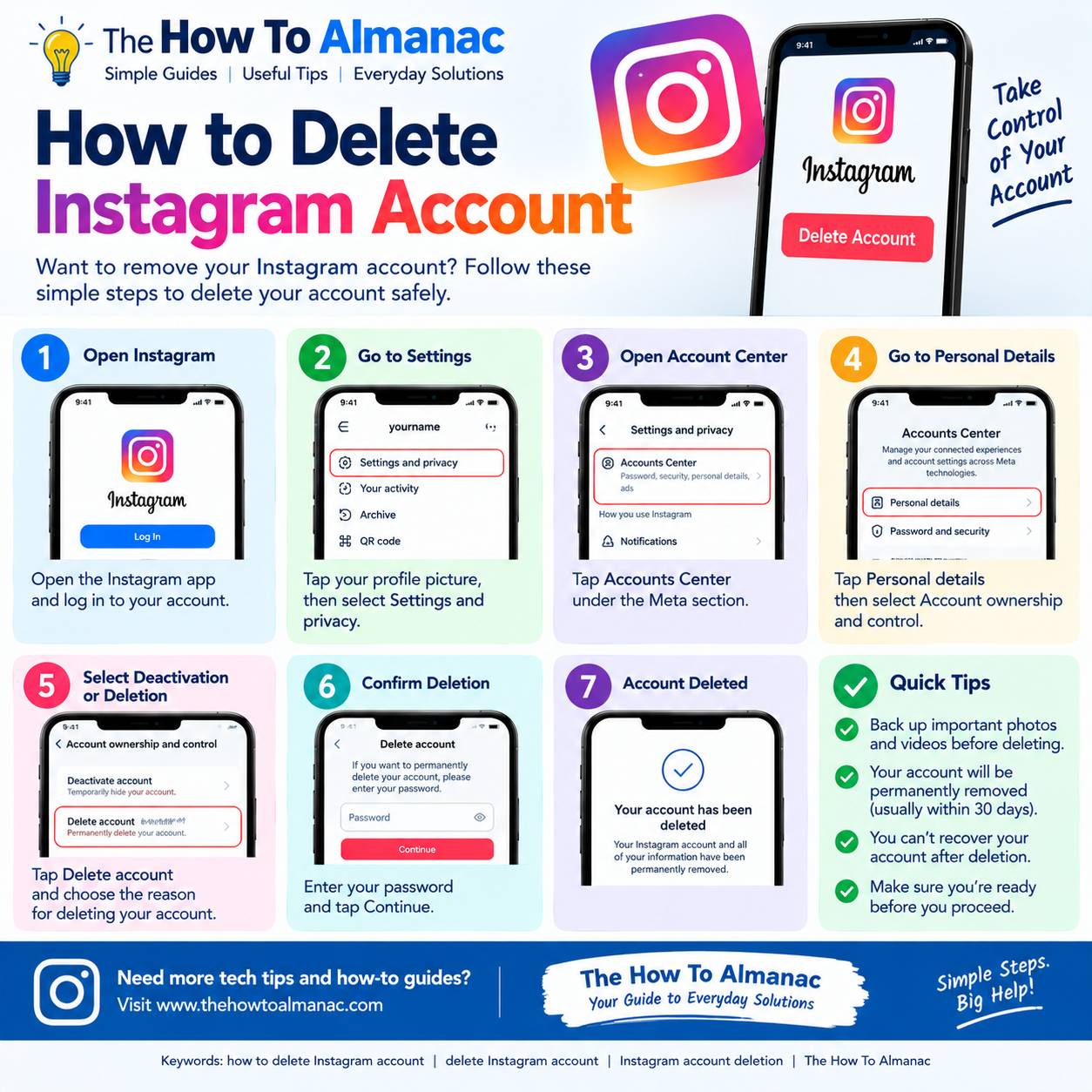 How to Delete Instagram Account – Easy Step-by-Step Guide