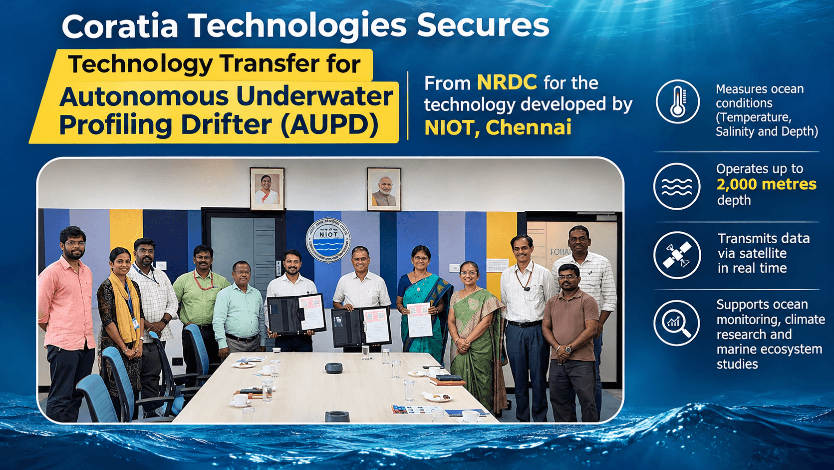  Coratia Technologies – Autonomous Ocean Profiling Technology