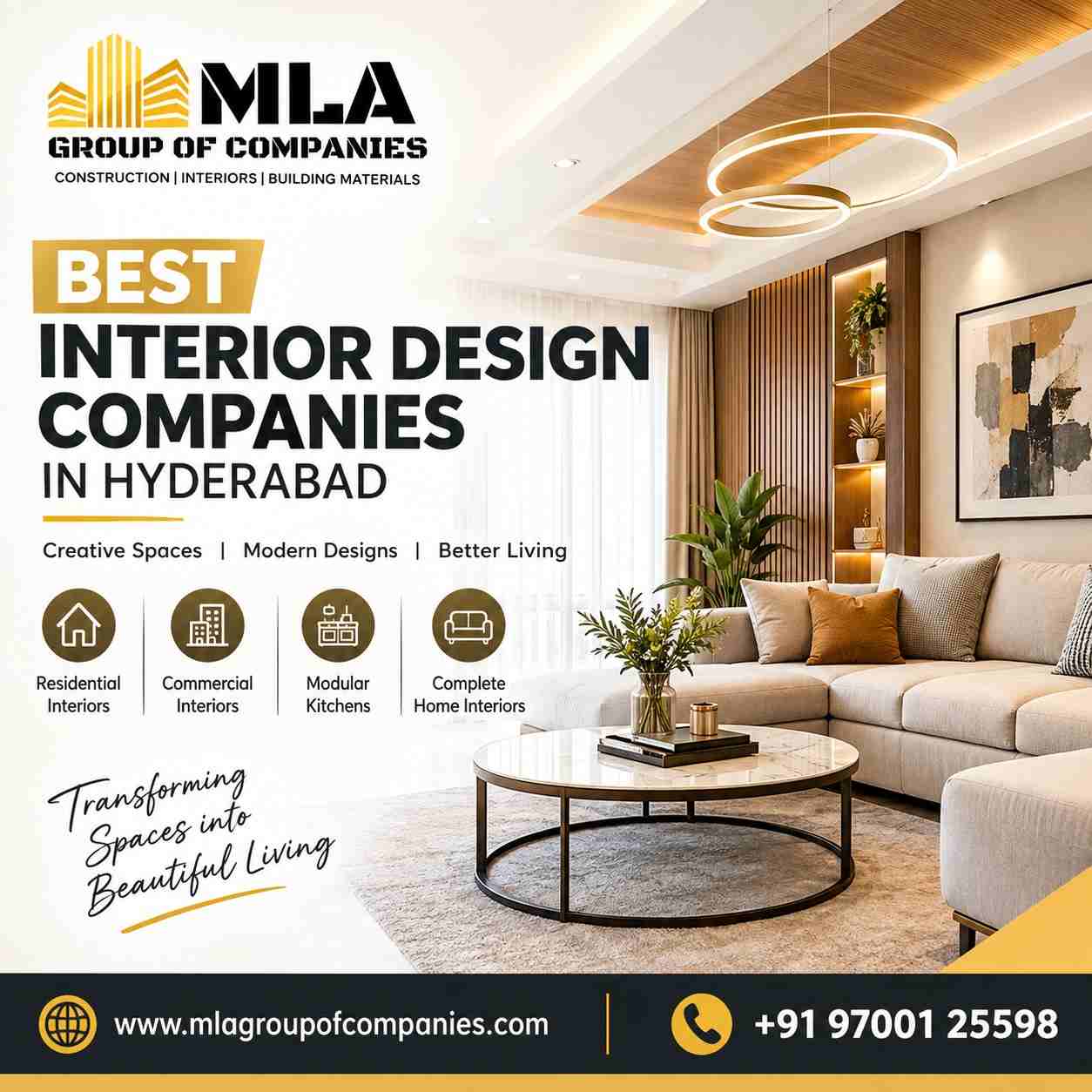  Best Interior Design Companies in Hyderabad