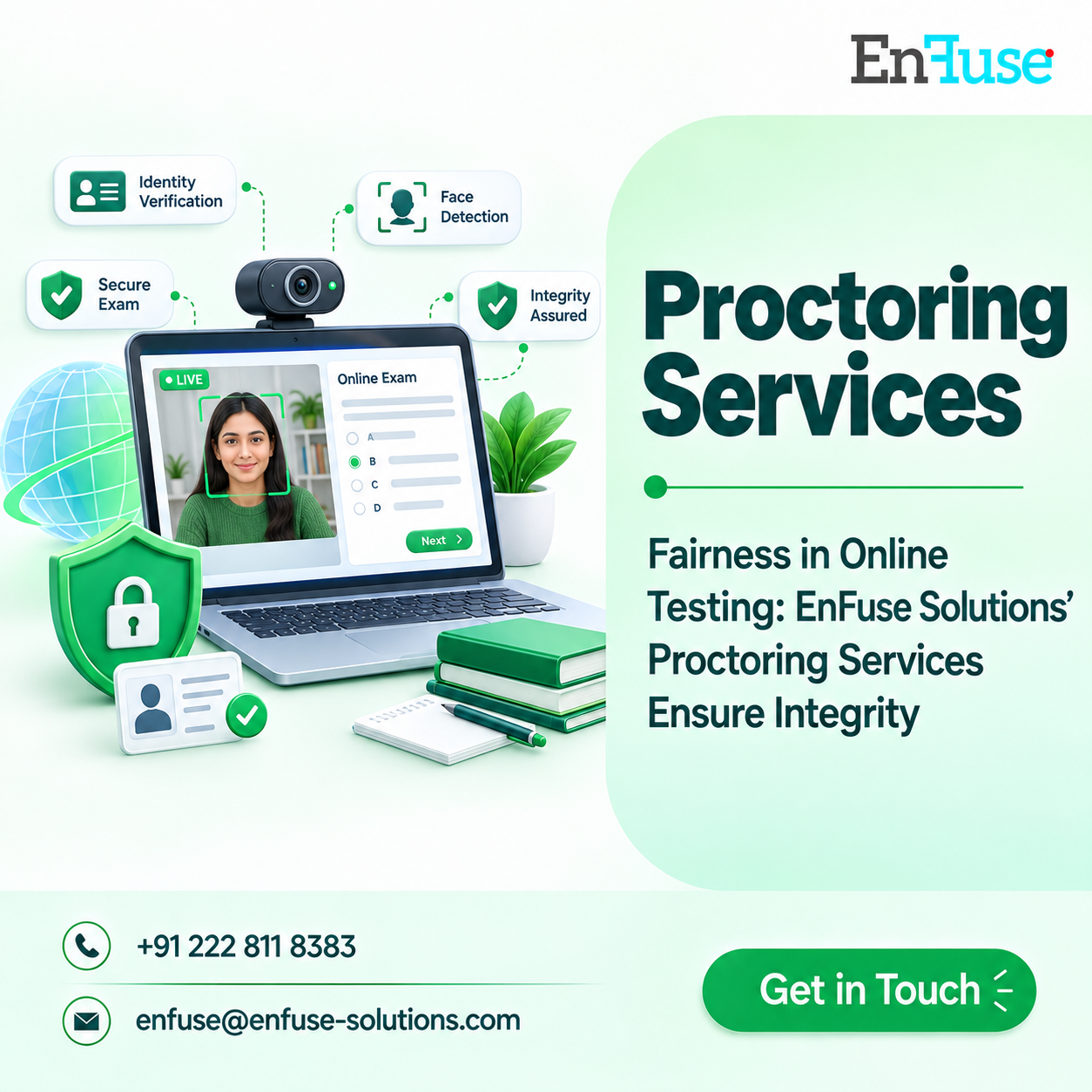  Fairness in Online Testing: EnFuse Solutions' Proctoring Services Ensure Integrity