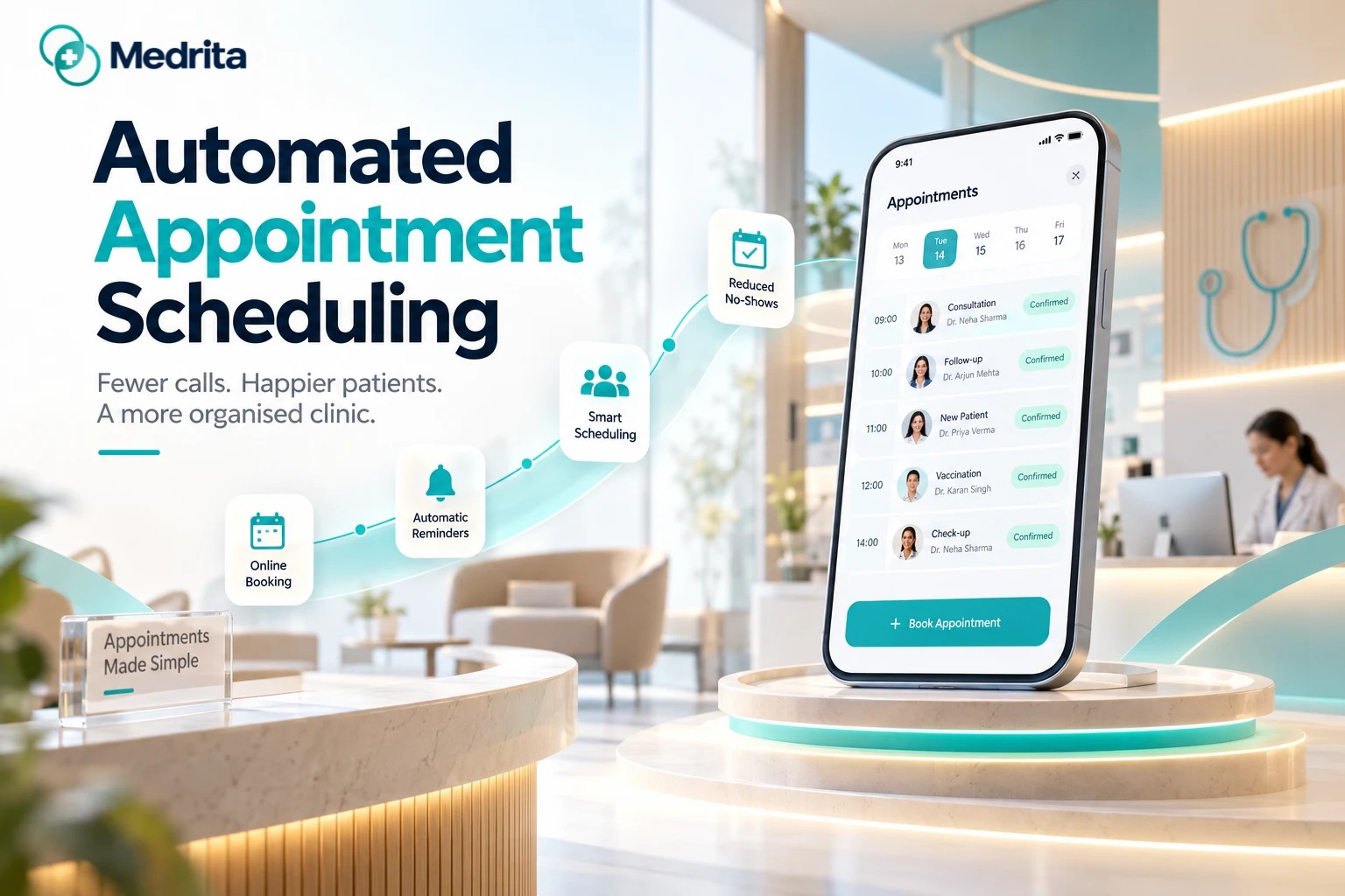  Automated Appointment Scheduling Software for Clinics – Medrita