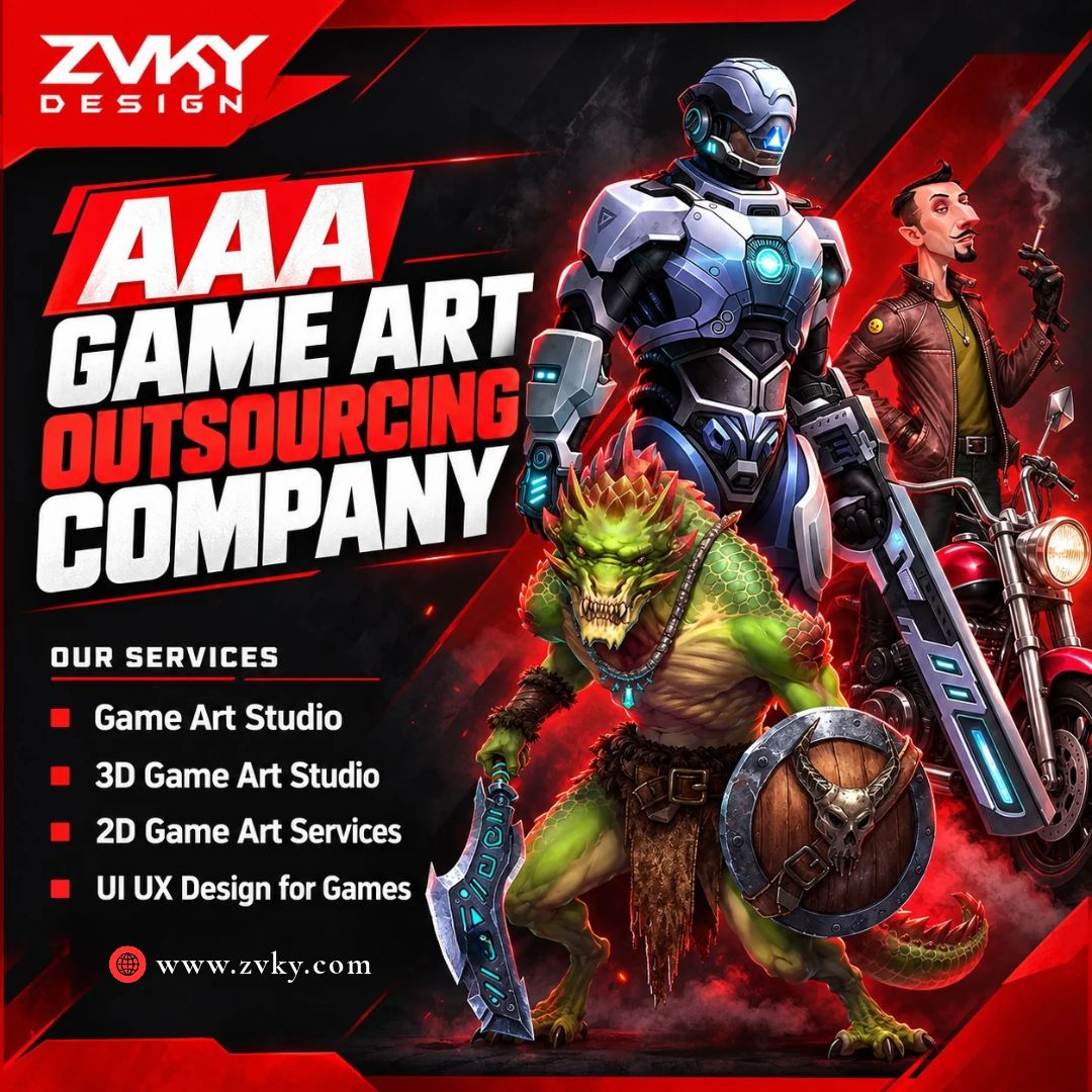  AAA Game Art Outsourcing Company | ZVKY Design Studio