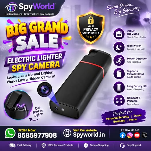  Lighter Spy Camera Shop In Naraina By Spyworld
