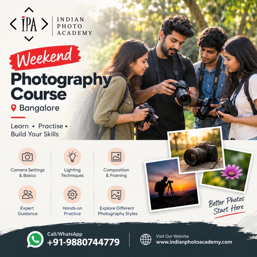  weekend photography courses IPA in Bangalore