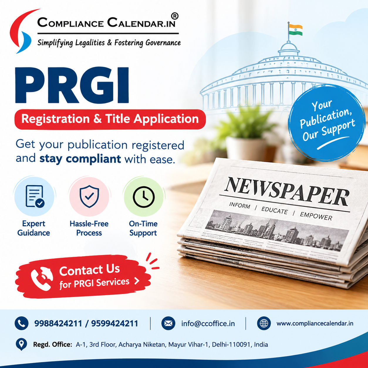  PRGI Registration Services for Publishing Companies
