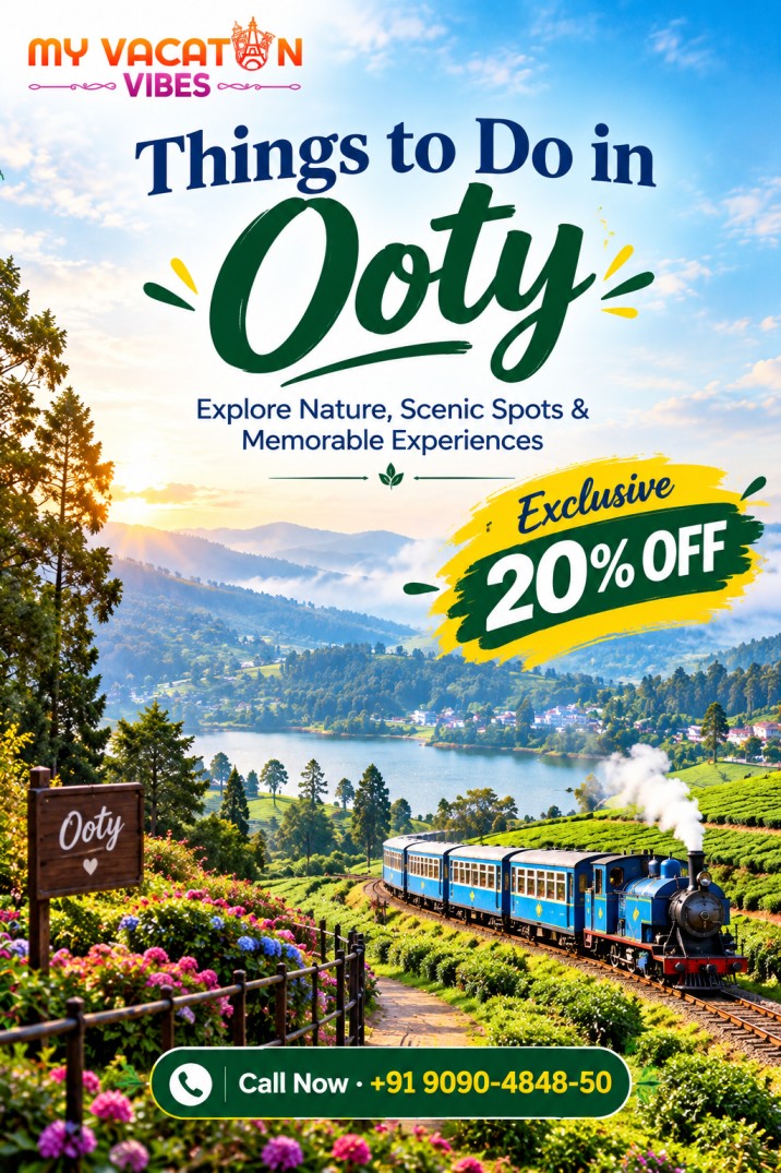  Things to Do in Ooty with Exclusive 20% Off +91 9090-4848-50