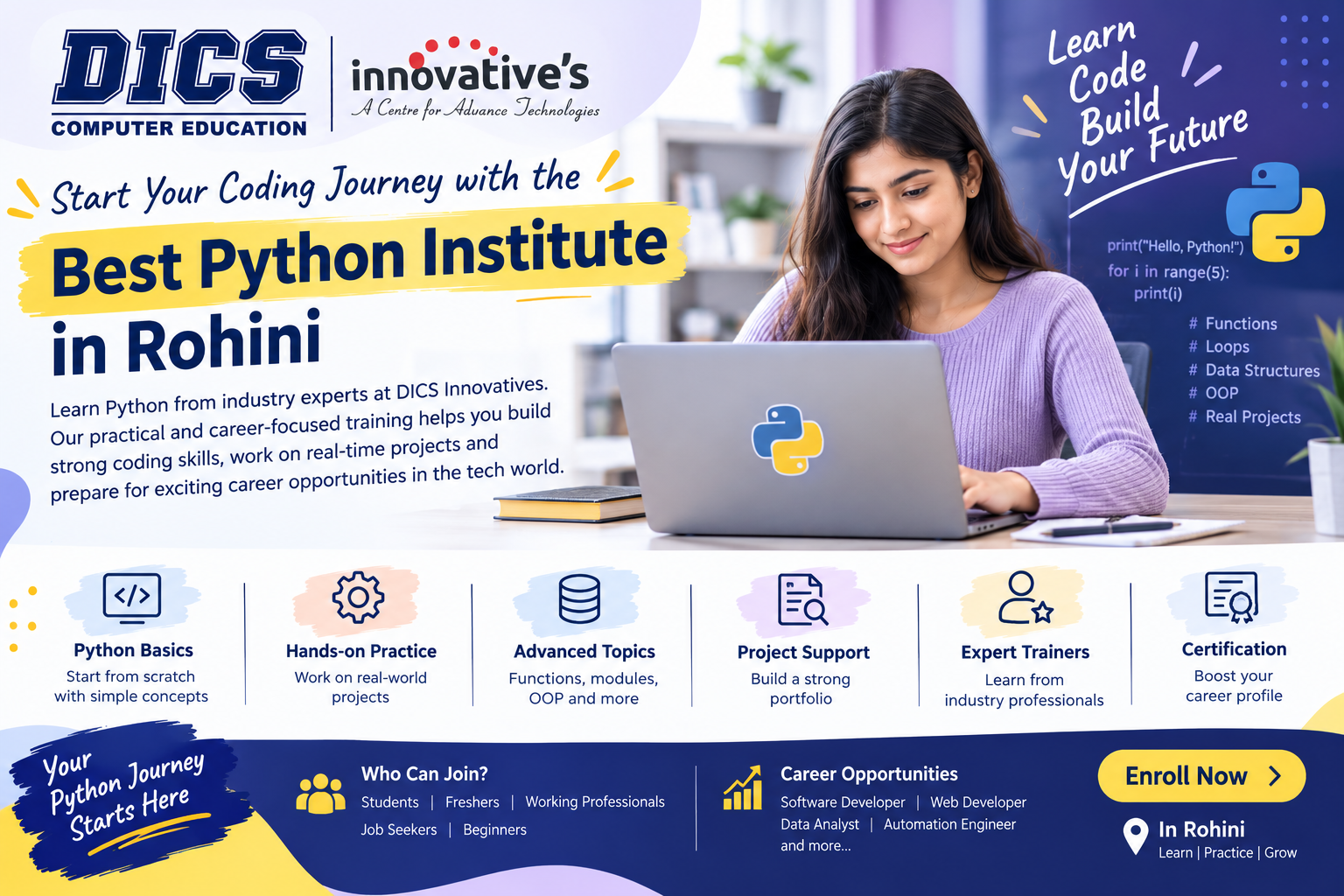  Best Python Institute in Rohini for Career Growth