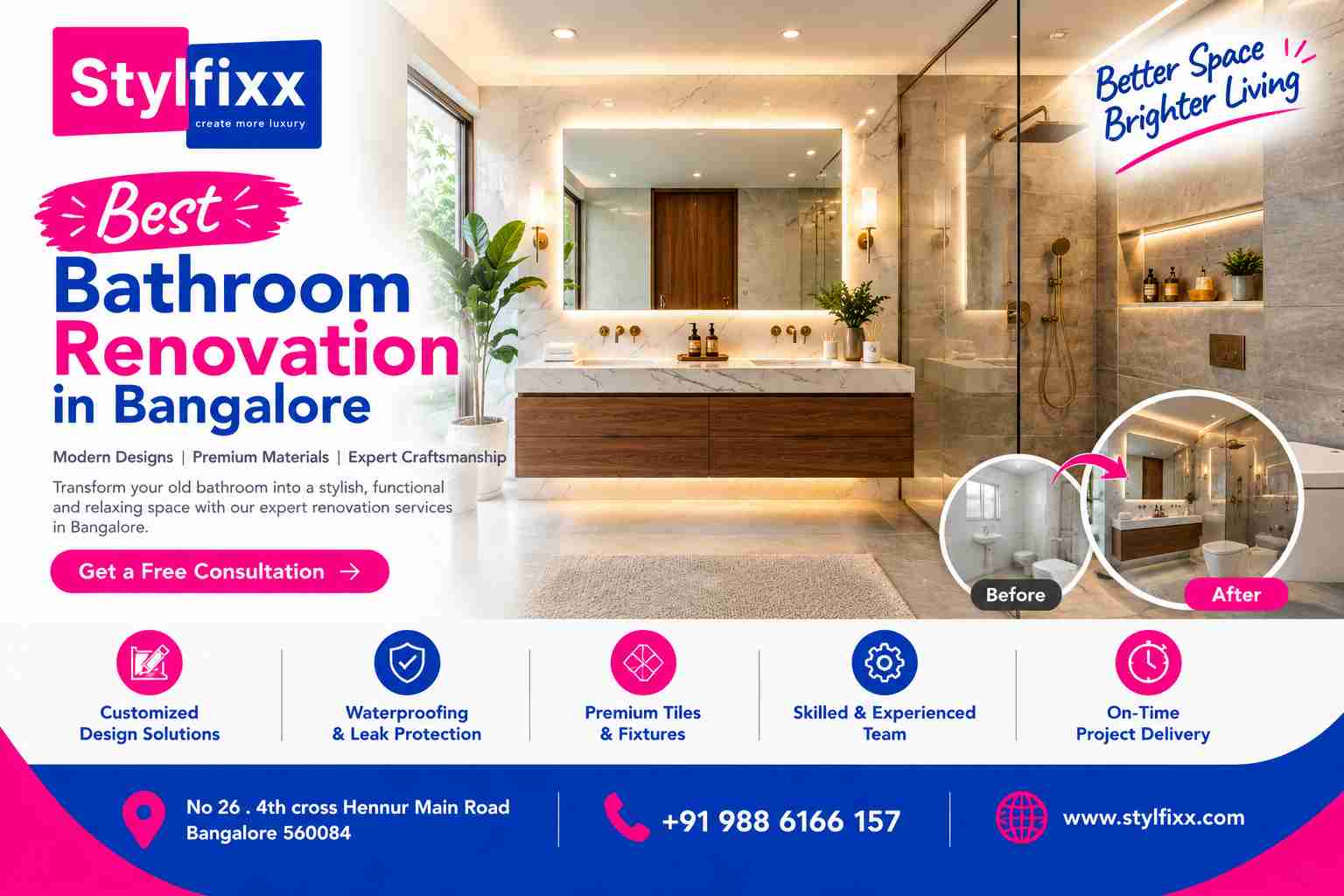  Best Bathroom Renovation in Bangalore