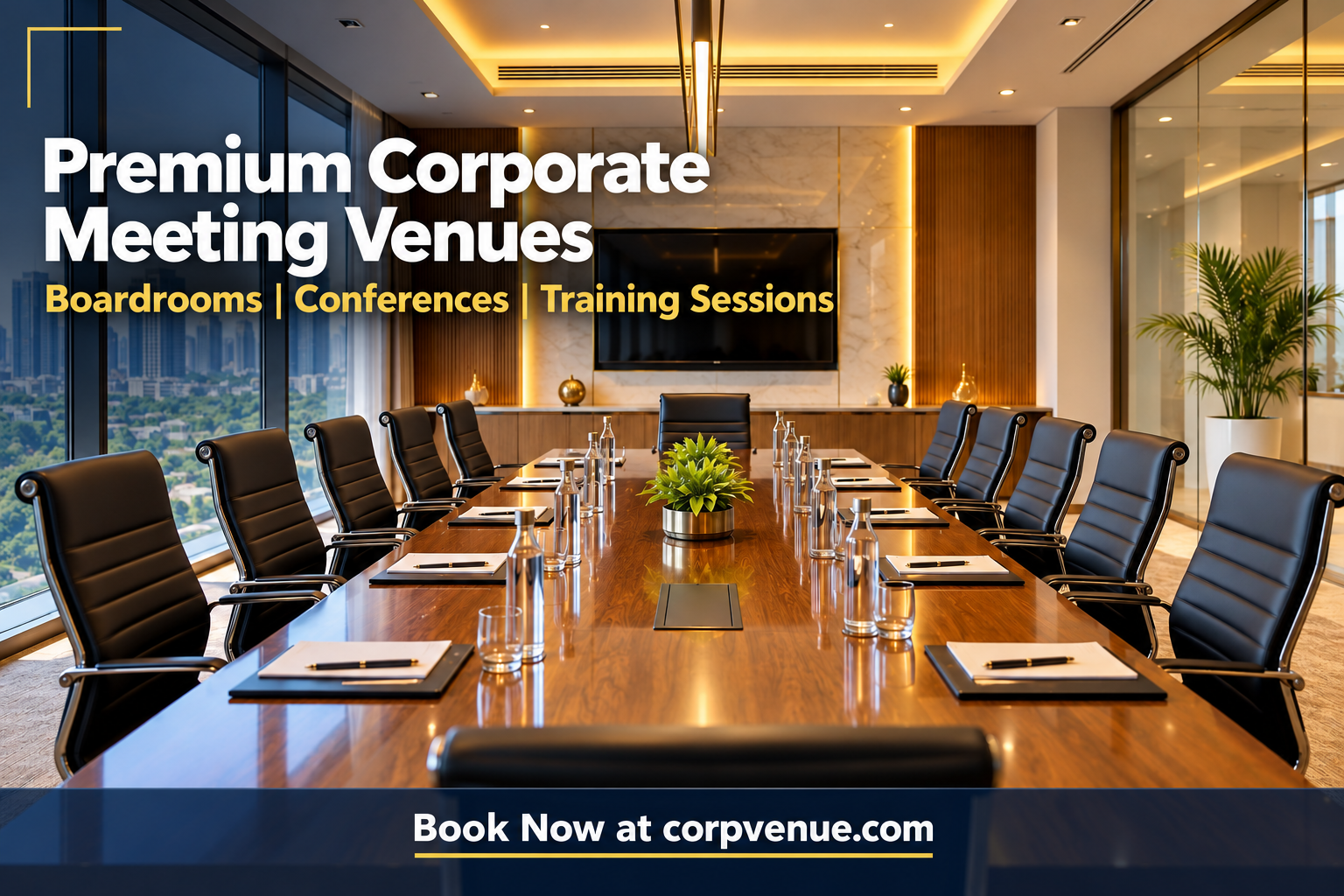 Premium Corporate Meeting Venues in [City] | Boardroom on Rent