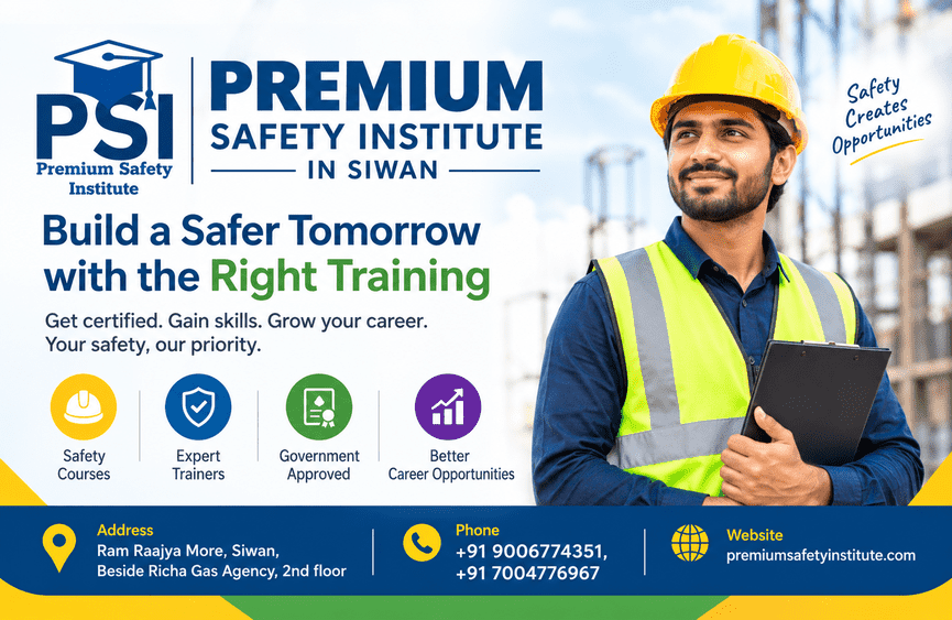  Safety Officer Course in Siwan | Prepare for Workplace Roles