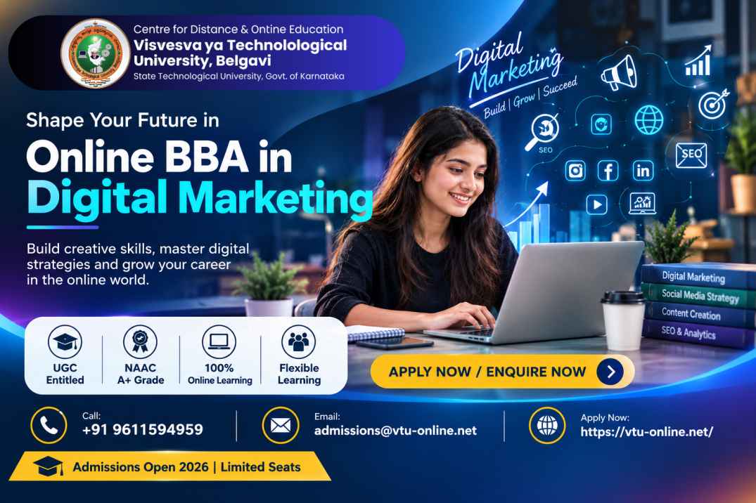  🎓 Online BBA in Digital Marketing – VTU