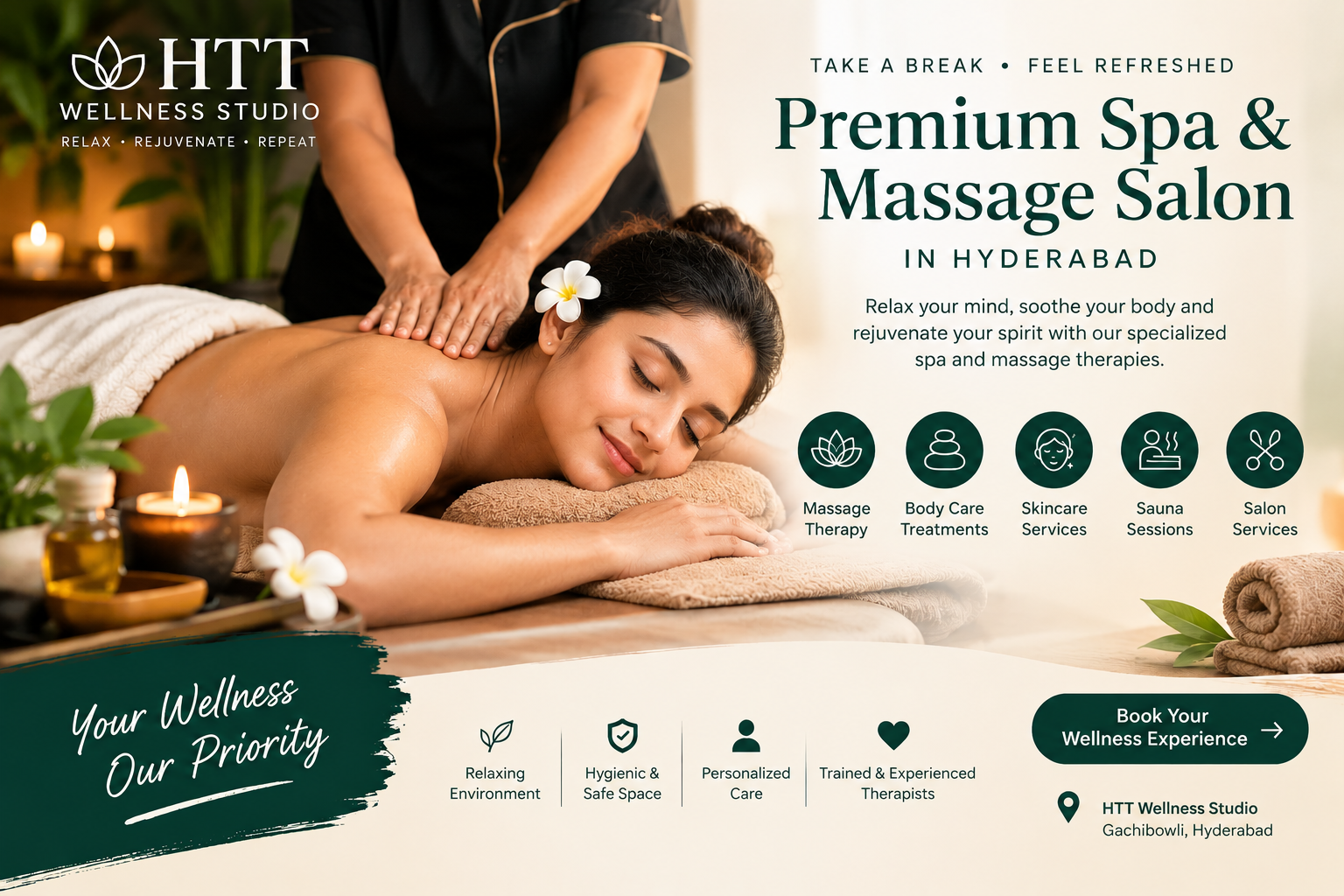  Premium Spa & Massage Salon in Hyderabad